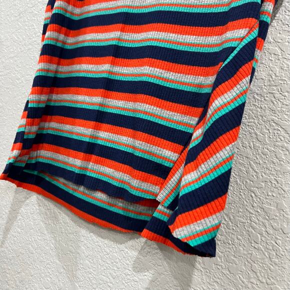 Promesa Boutique Raw Hem Striped Summer Cotton Tank Top Size Small - Picture 4 of 4